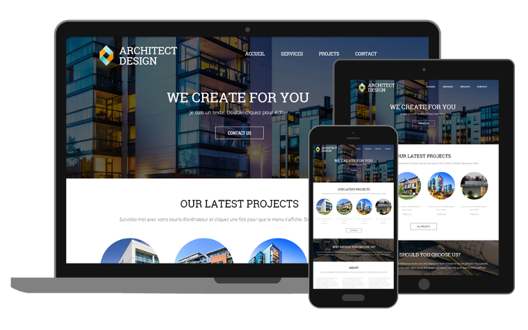 Spletna stran vidna na vseh napravah